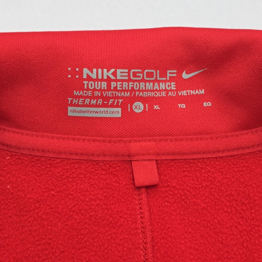 Nike Golf St Louis Cardinals Red Therma-FIT Quarter Zip Pullover Mens XL - Picture 3 of 16